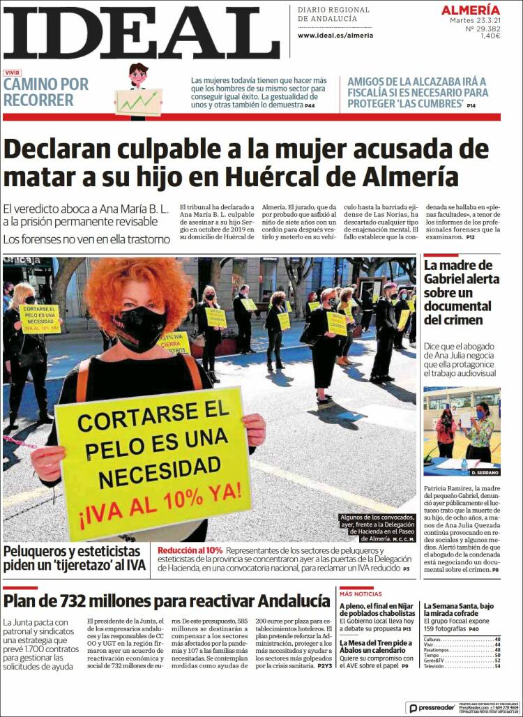 Portada de Ideal Almeria (Espa&ntilde;a)