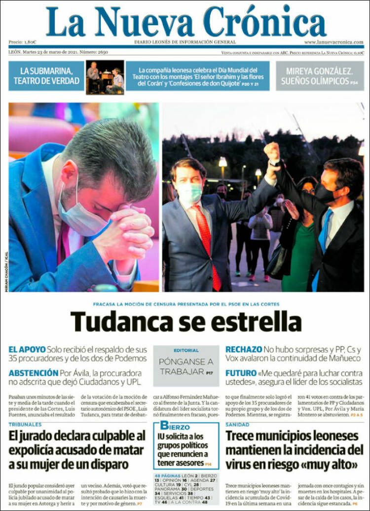 Portada de La Nueva Crónica (Espa&ntilde;a)