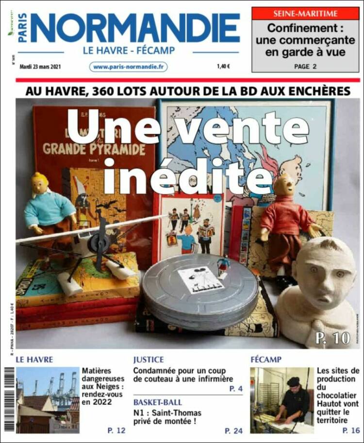 Portada de Progres de Fecamp (Francia)