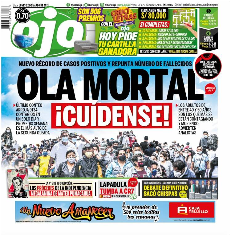 Portada de Ojo (Perú)