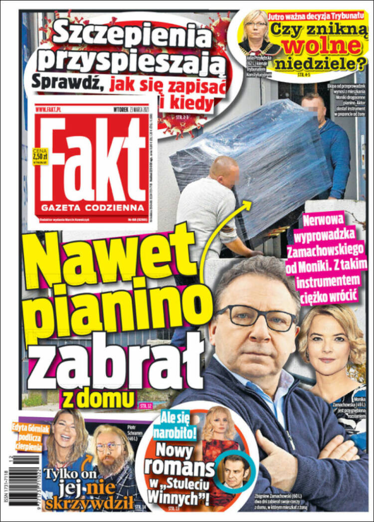 Portada de Fakt (Polonia)