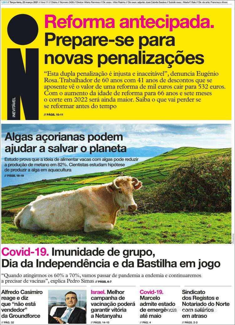 Portada de I - informação (Portugal)