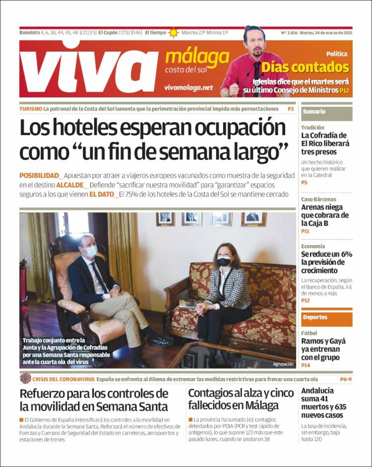 Portada de Viva Málaga (Spain)