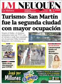 Portada de La Mañanade Neuquén (Argentina)