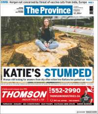 Portada de The Province (Canadá)