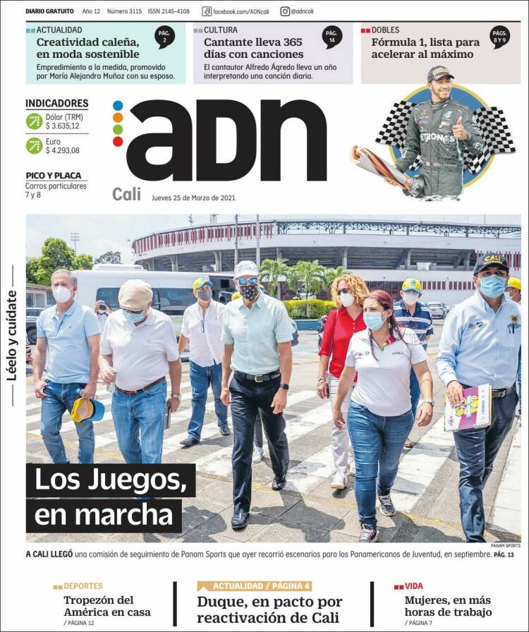 Portada de ADN - Cali (Colombia)