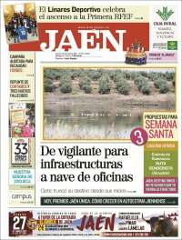 Portada de Diario Jaén (España)