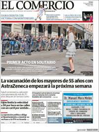 Portada de El Comercio - Gijón (Spain)