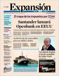 Portada de Expansión (España)