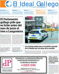 Portada de El Ideal Gallego (España)