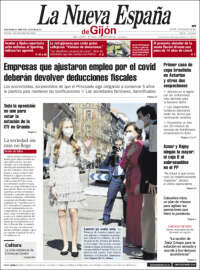 Portada de La Nueva España - Gijón (Spain)