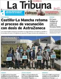 Portada de La Tribuna de Cuenca (España)