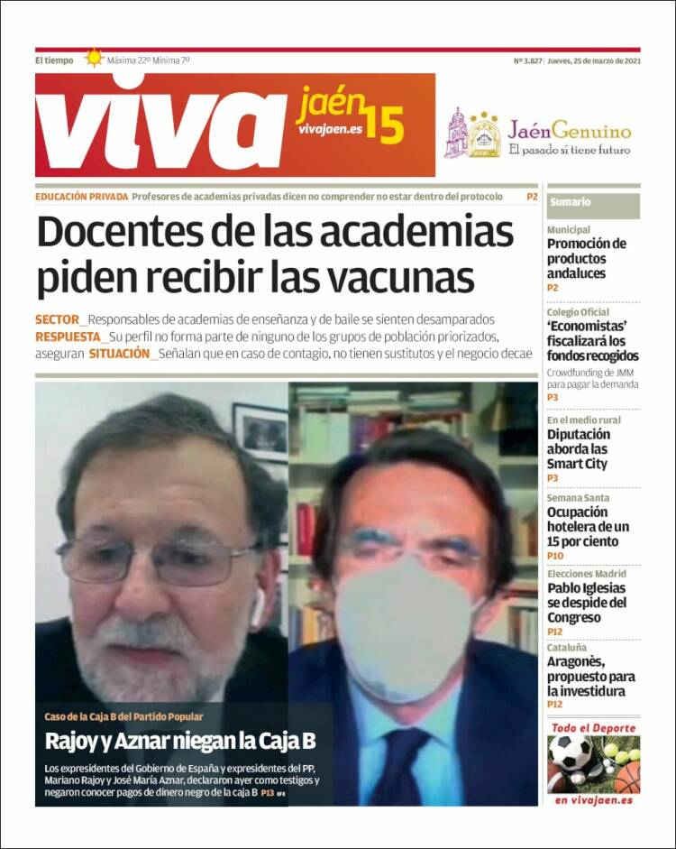 Portada de Viva Jaén (España)