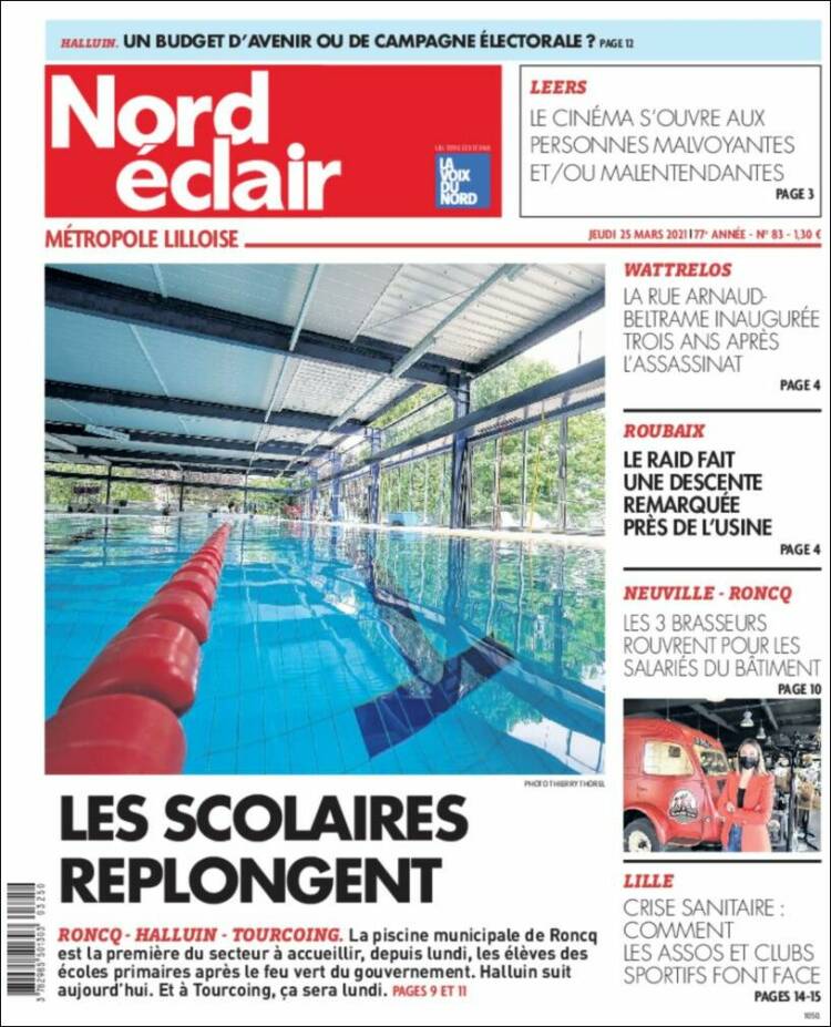 Portada de Nord Éclair (Francia)