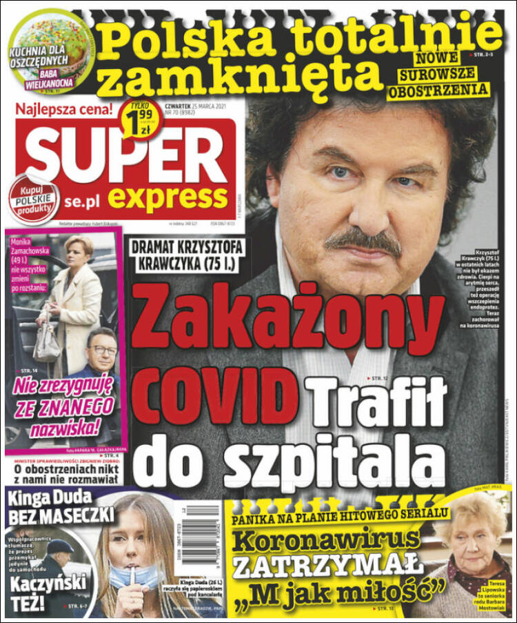 Portada de Super Express (Polonia)