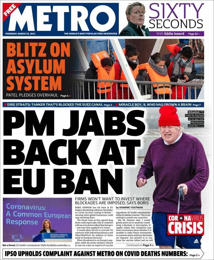 Portada de Metro (United Kingdom)