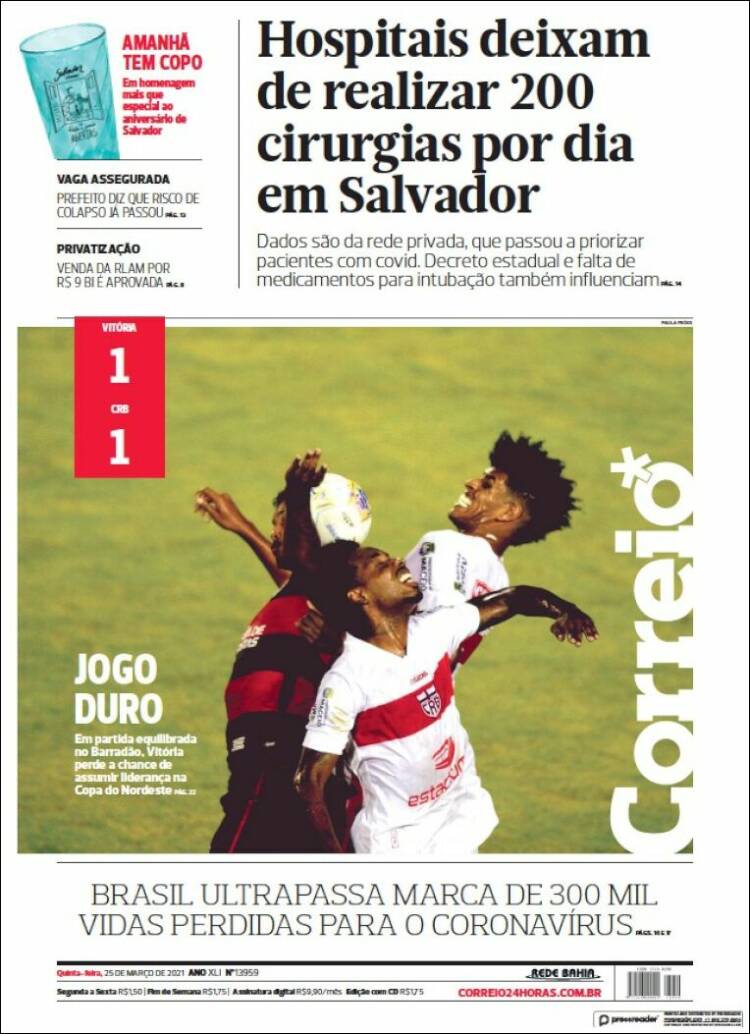 Portada de Correio* (Brasil)