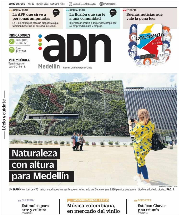 Portada de ADN - Medellín (Colombia)