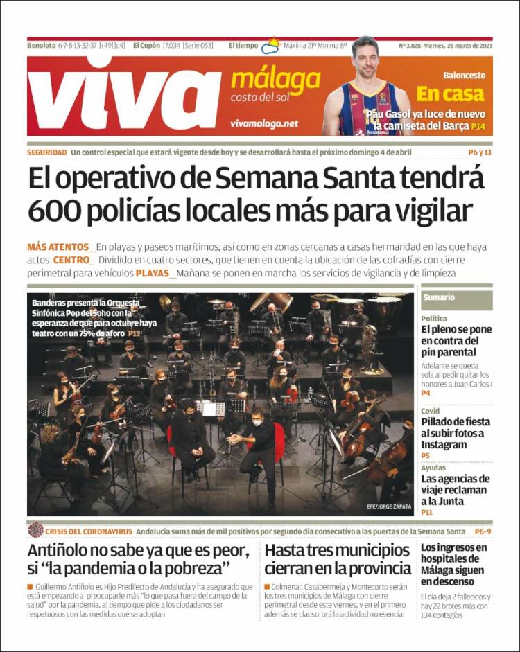 Portada de Viva Málaga (Espa&ntilde;a)
