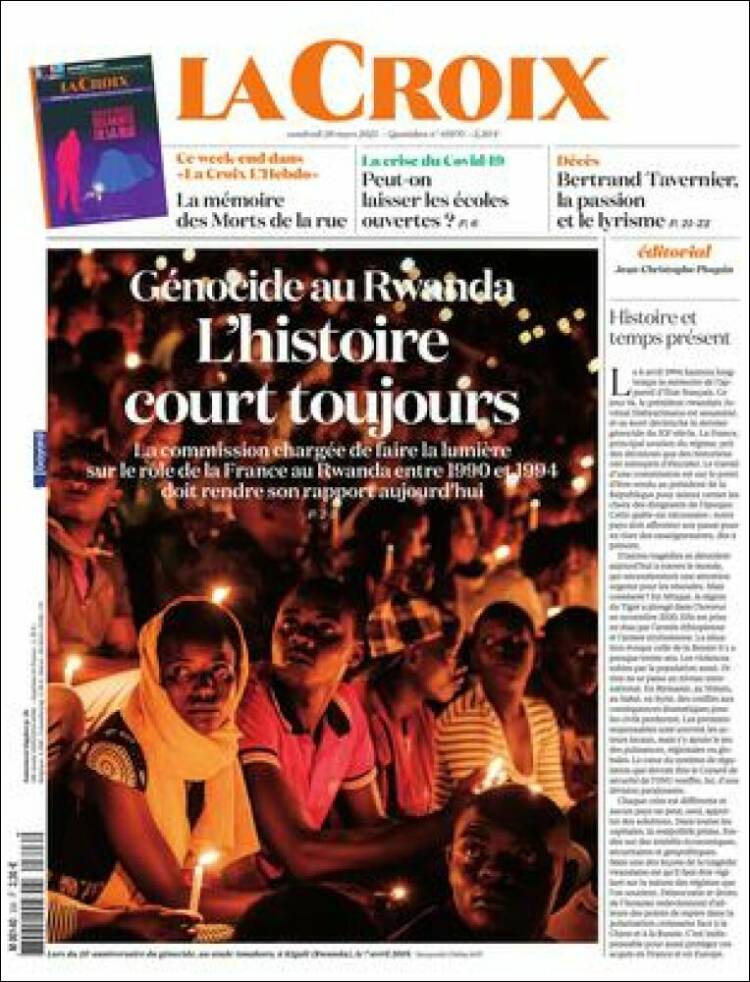 Portada de La Croix (Francia)