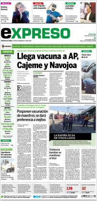 Portada de Expreso (México)