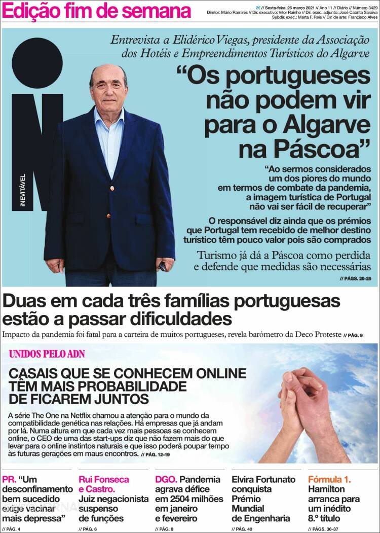 Portada de I - informação (Portugal)