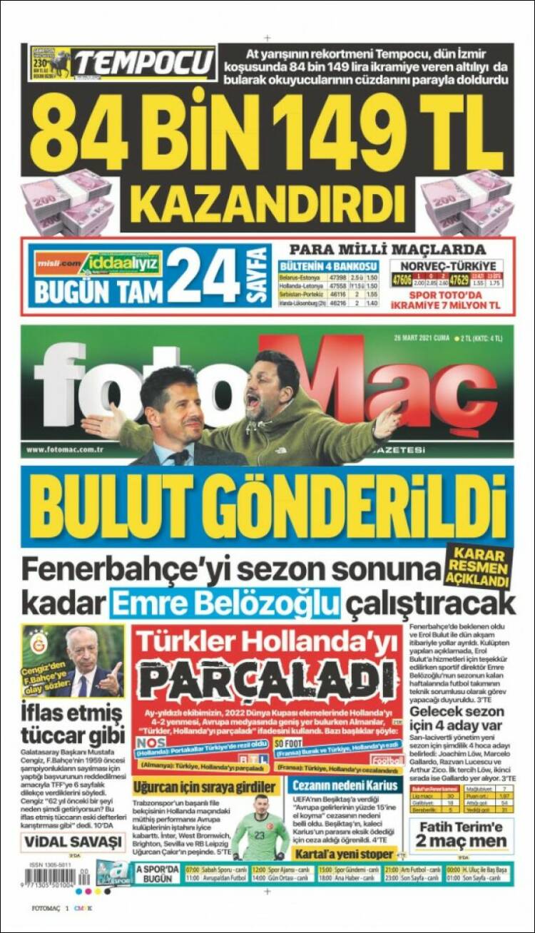 Portada de Fotomaç (Turqu&iacute;a)