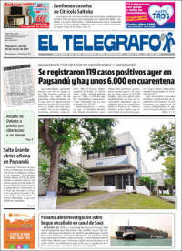 Portada de El Telégrafo (Uruguay)