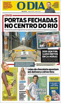 Portada de O Dia (Brasil)