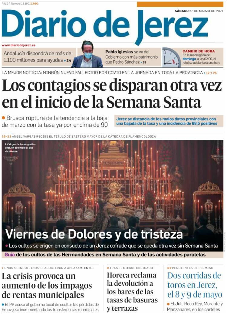 Portada de Diario de Jerez (España)