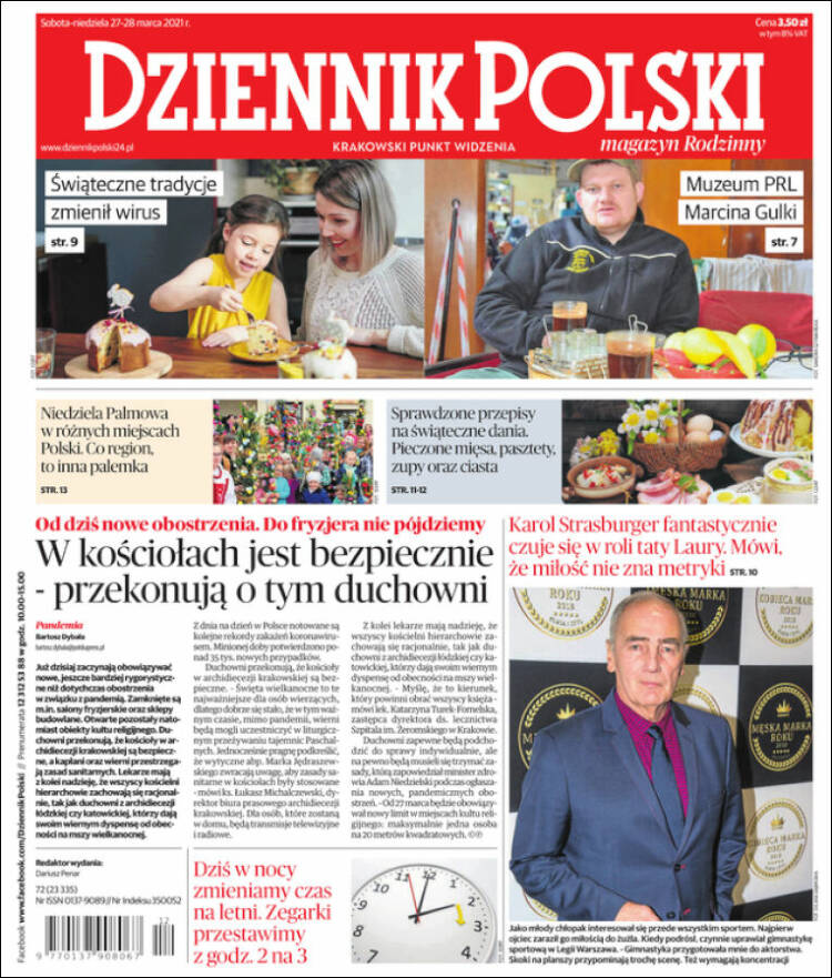 Portada de Dziennik (Polonia)