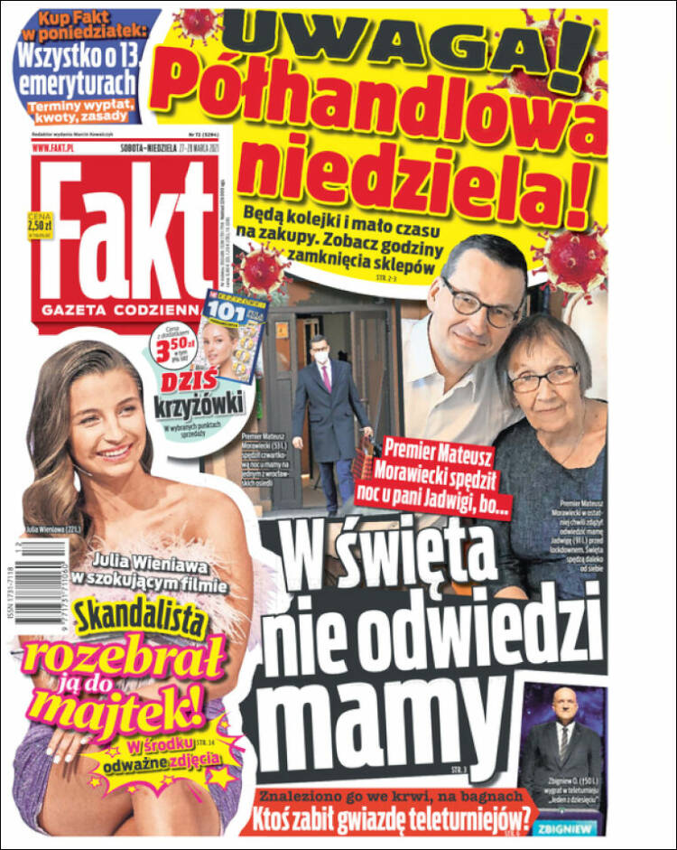 Portada de Fakt (Polonia)