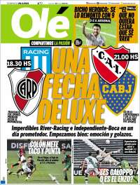 Portada de Olé (Argentina)