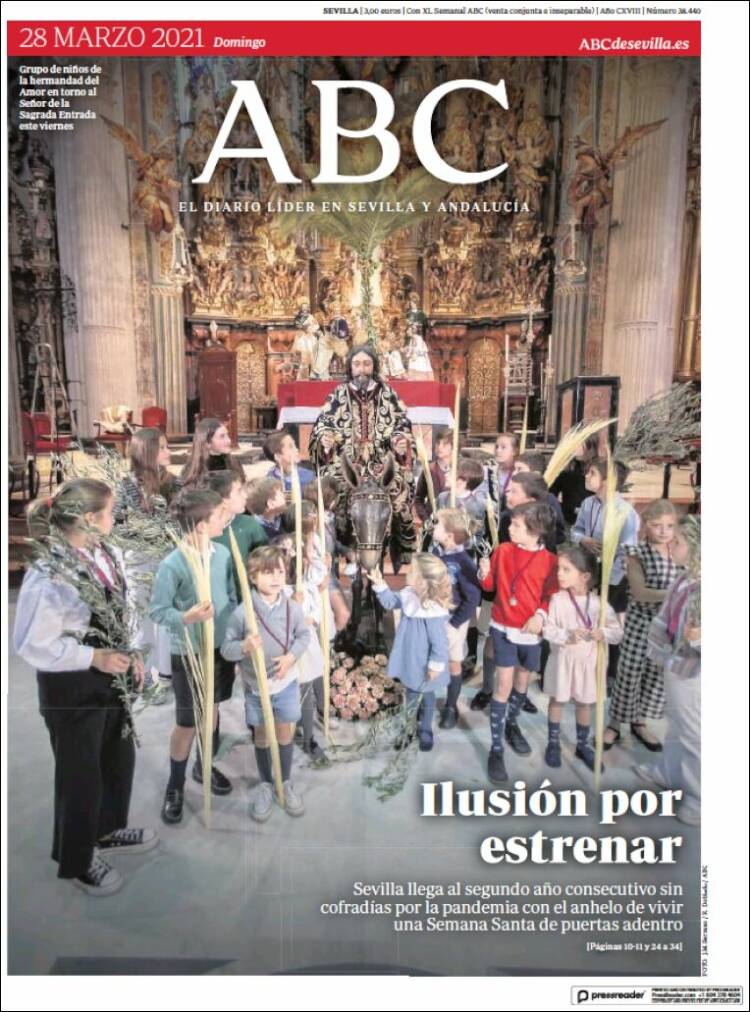 Portada de ABC - Sevilla (España)