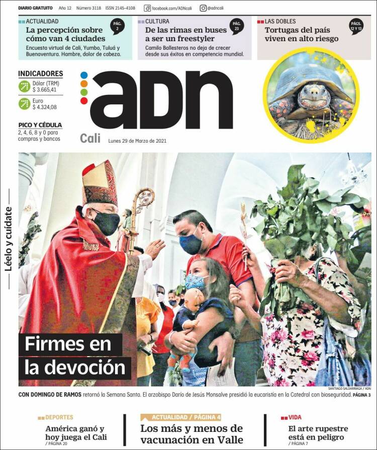 Portada de ADN - Cali (Colombia)