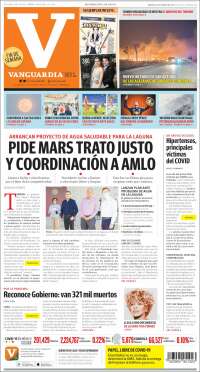 Portada de Vanguardia (México)