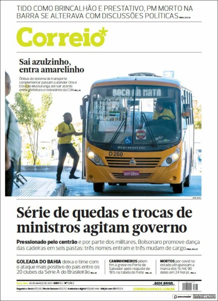 Portada de Correio* (Brasil)