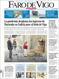 Portada de El Faro de Vigo - Ourense (Espa&ntilde;a)