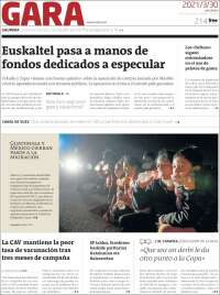 Portada de Gara (Espa&ntilde;a)