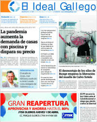 Portada de El Ideal Gallego (Espa&ntilde;a)
