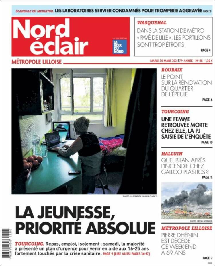 Portada de Nord Éclair (Francia)