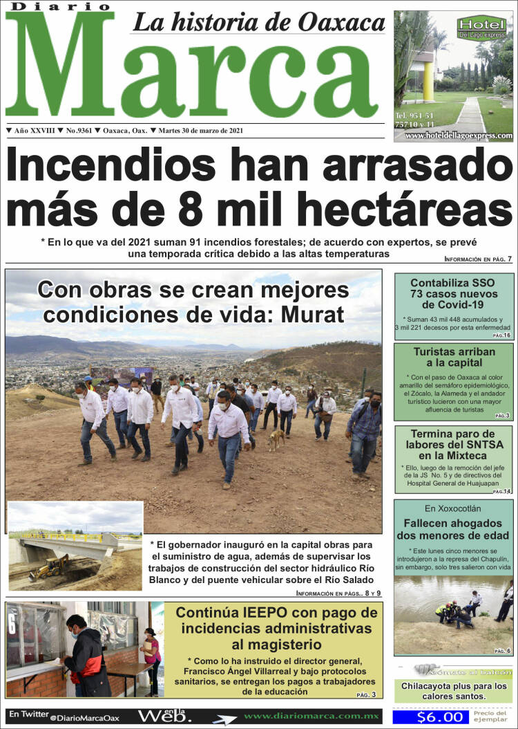 Portada de Diario Marca (México)