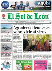 Portada de El Sol de León (México)