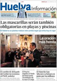 Portada de Huelva Información (España)