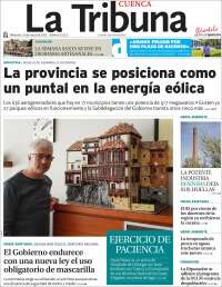 Portada de La Tribuna de Cuenca (España)