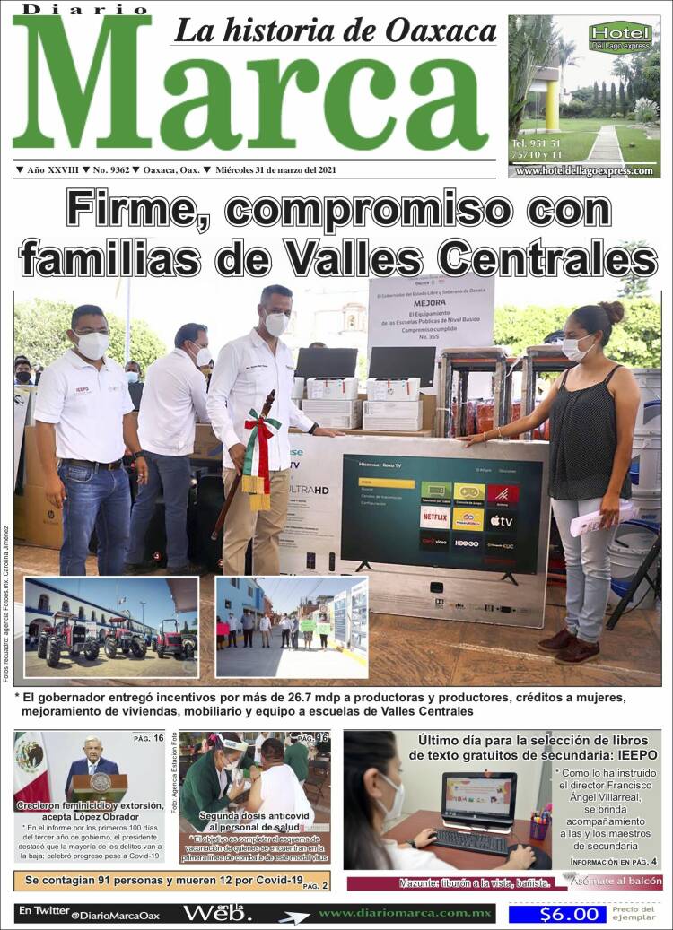 Portada de Diario Marca (Mexico)