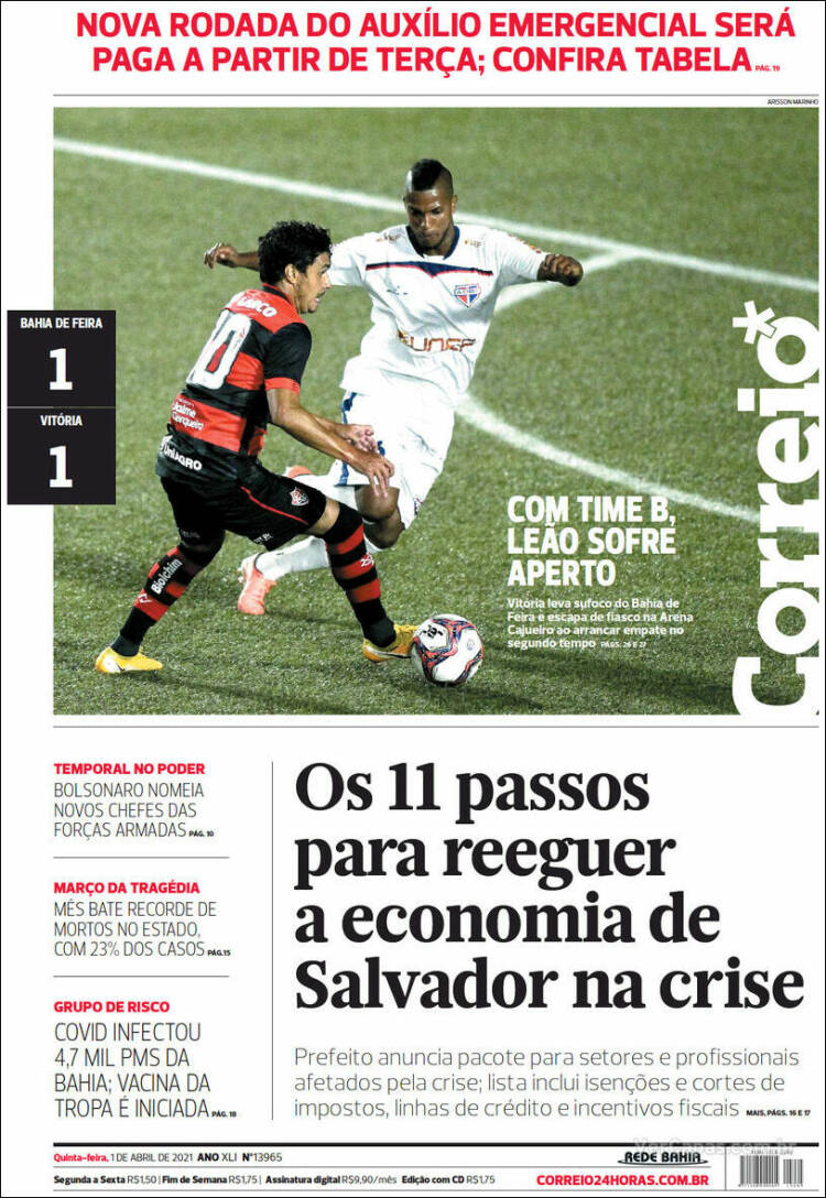 Portada de Correio* (Brasil)