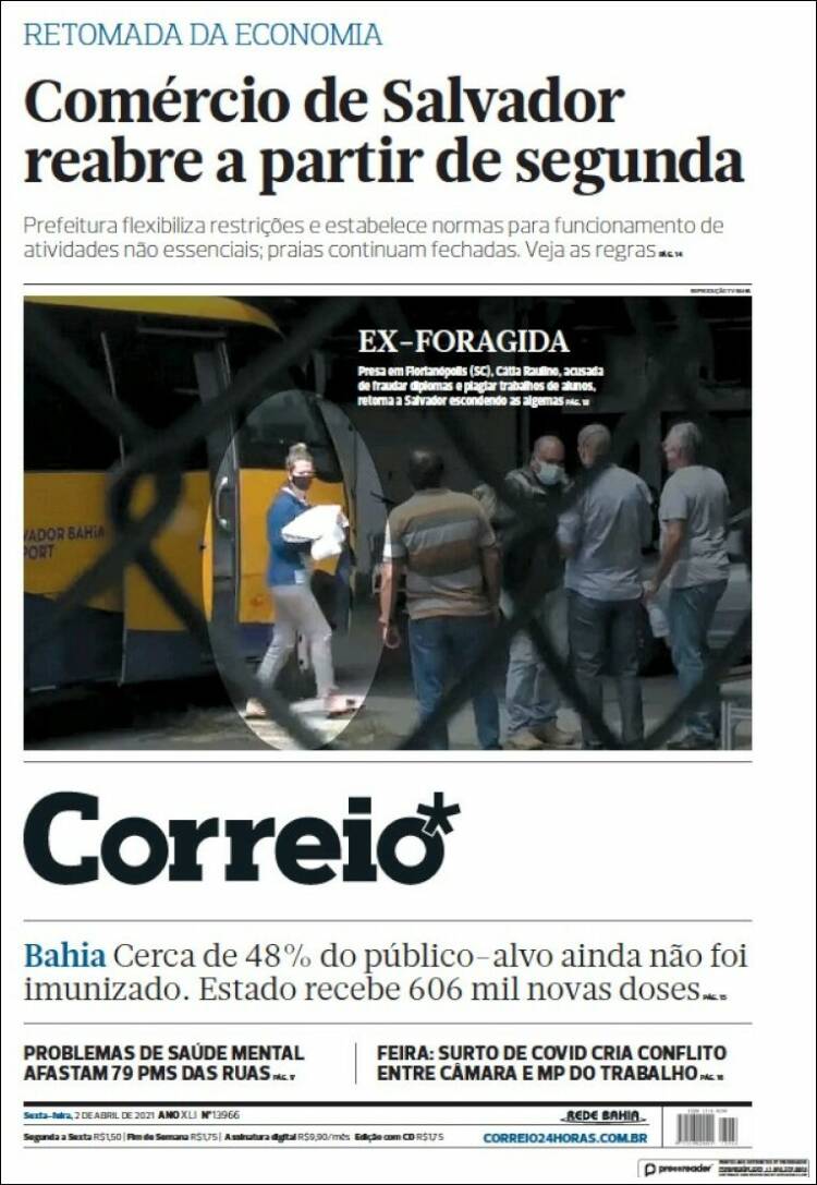 Portada de Correio* (Brasil)