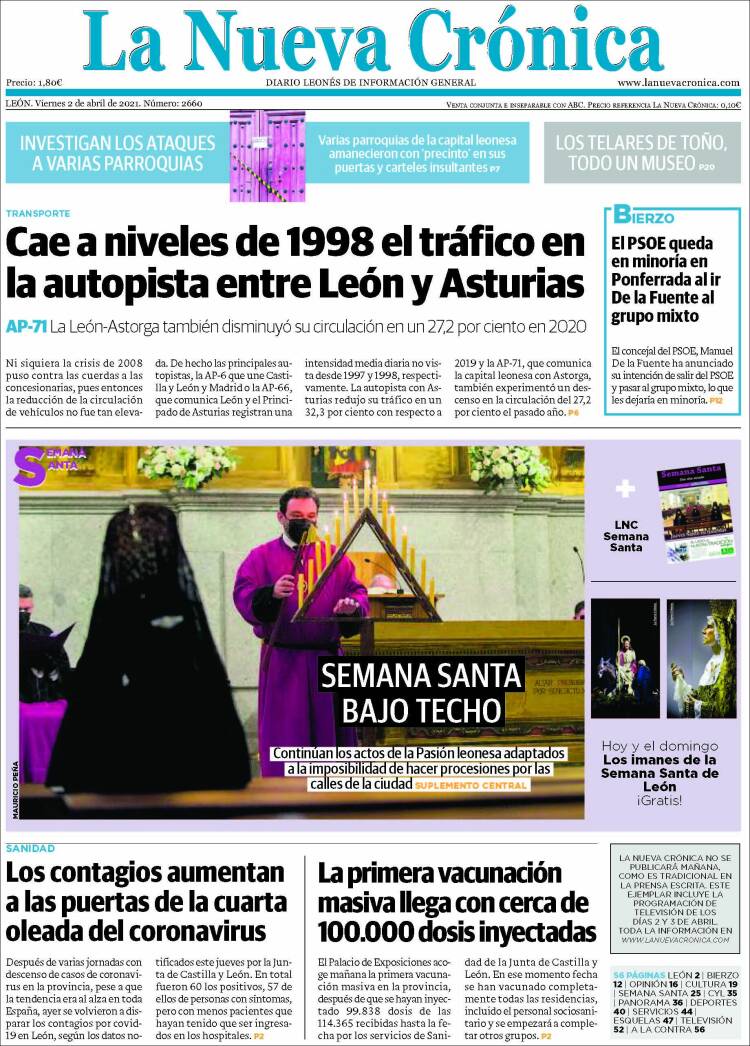 Portada de La Nueva Crónica (España)