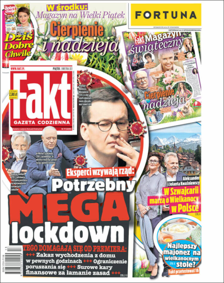 Portada de Fakt (Polonia)